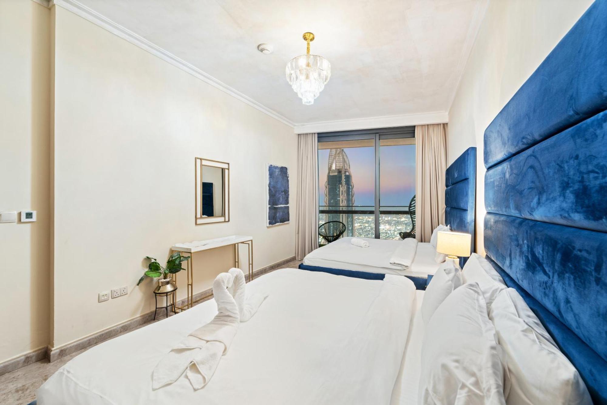 First Class 2Br With Full Dubai Skyline & Sea View ภายนอก รูปภาพ