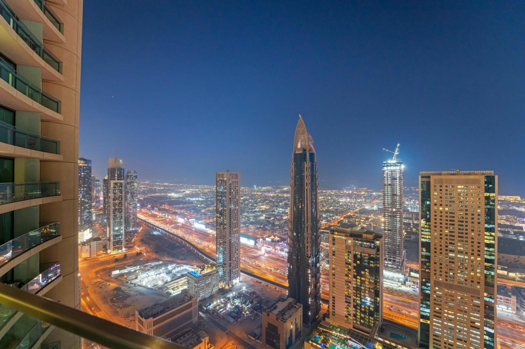First Class 2Br With Full Dubai Skyline & Sea View ภายนอก รูปภาพ