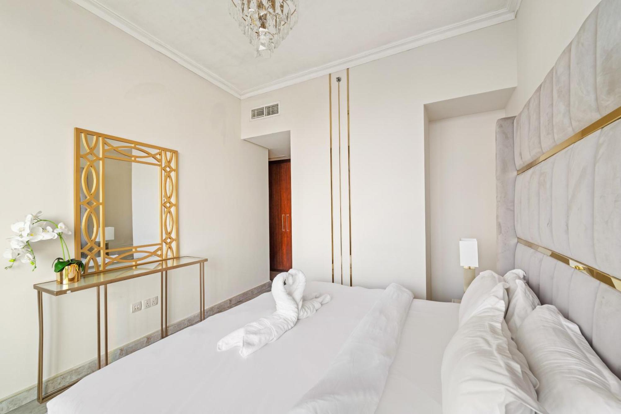 First Class 2Br With Full Dubai Skyline & Sea View ภายนอก รูปภาพ