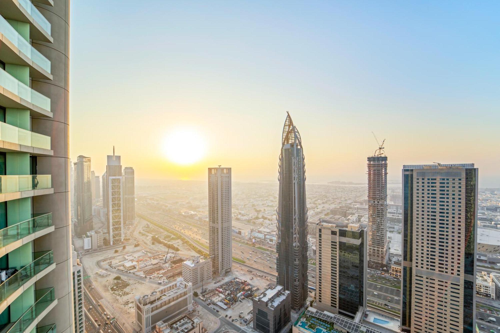First Class 2Br With Full Dubai Skyline & Sea View ภายนอก รูปภาพ