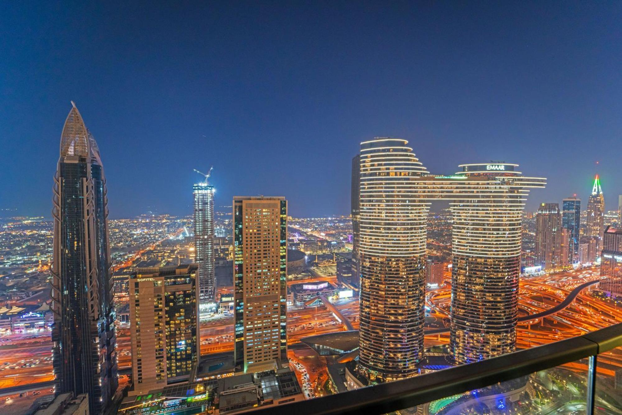 First Class 2Br With Full Dubai Skyline & Sea View ภายนอก รูปภาพ
