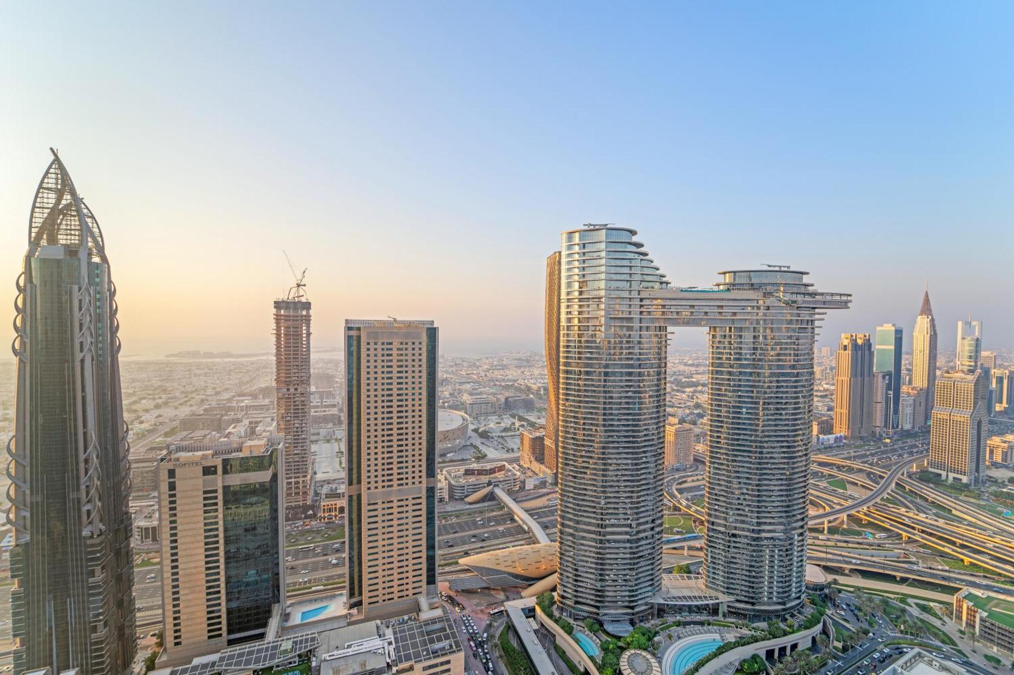 First Class 2Br With Full Dubai Skyline & Sea View ภายนอก รูปภาพ