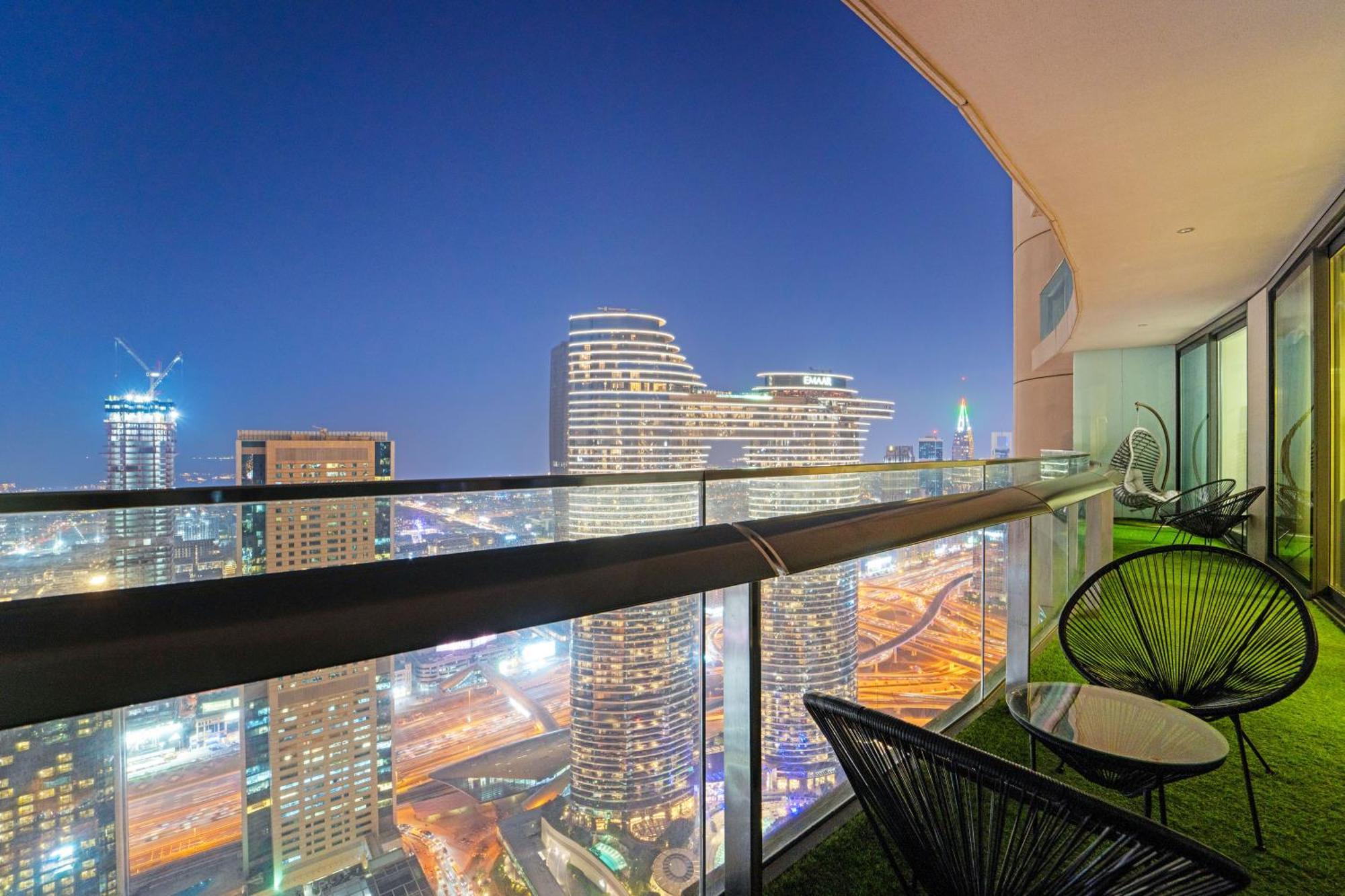 First Class 2Br With Full Dubai Skyline & Sea View ภายนอก รูปภาพ